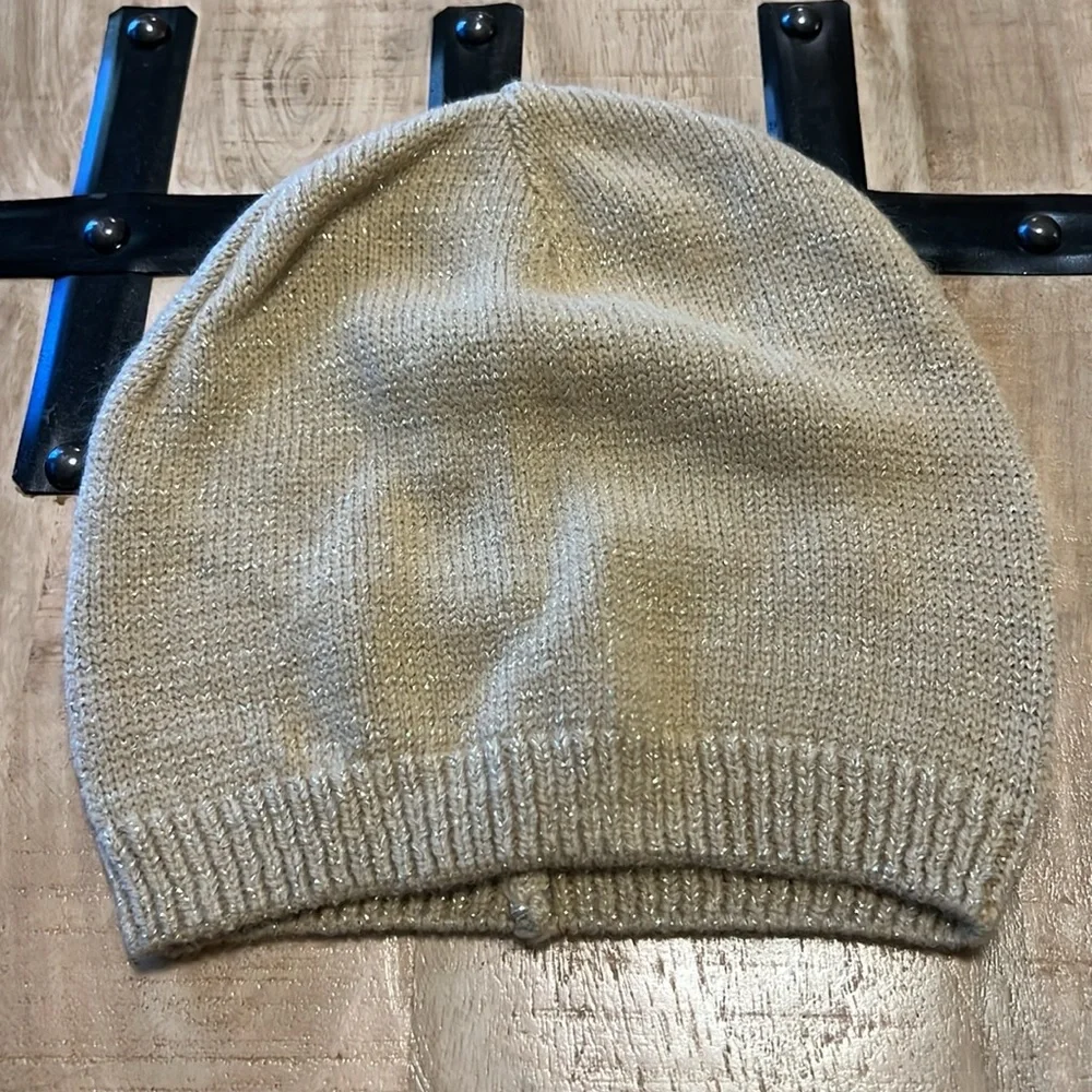 Covington gold hat and scarf set